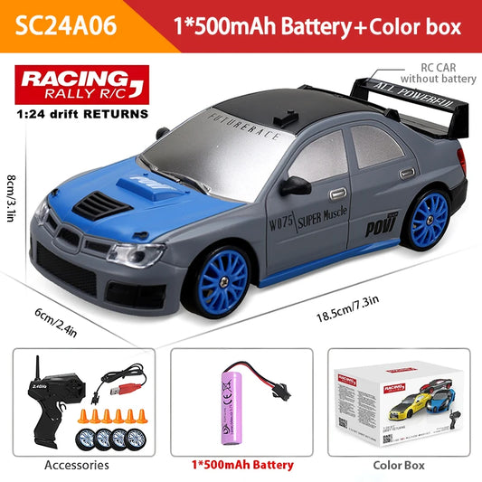 2.4G Remote Control Car Four -Wheel Drive RC Drifting High -Speed Charging Electric Car Children'S Boy Remote Control Car Toy